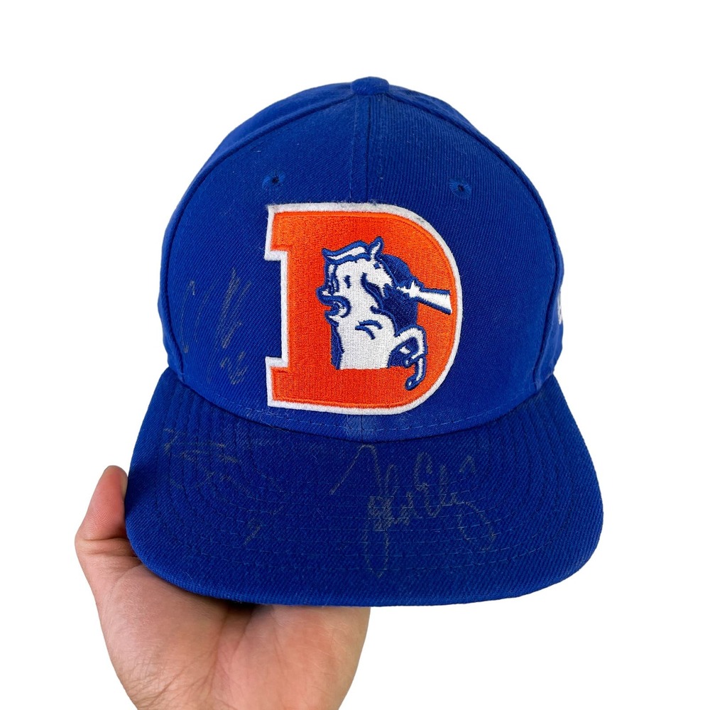 New Era SnapBack Denver Broncos Signed Autographed John Elway 7